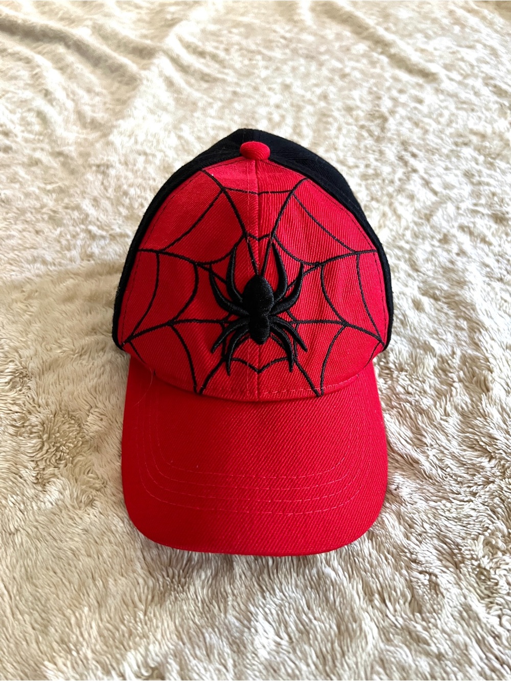 EZCAP Kid's Black & Red Spiderman Baseball Cap